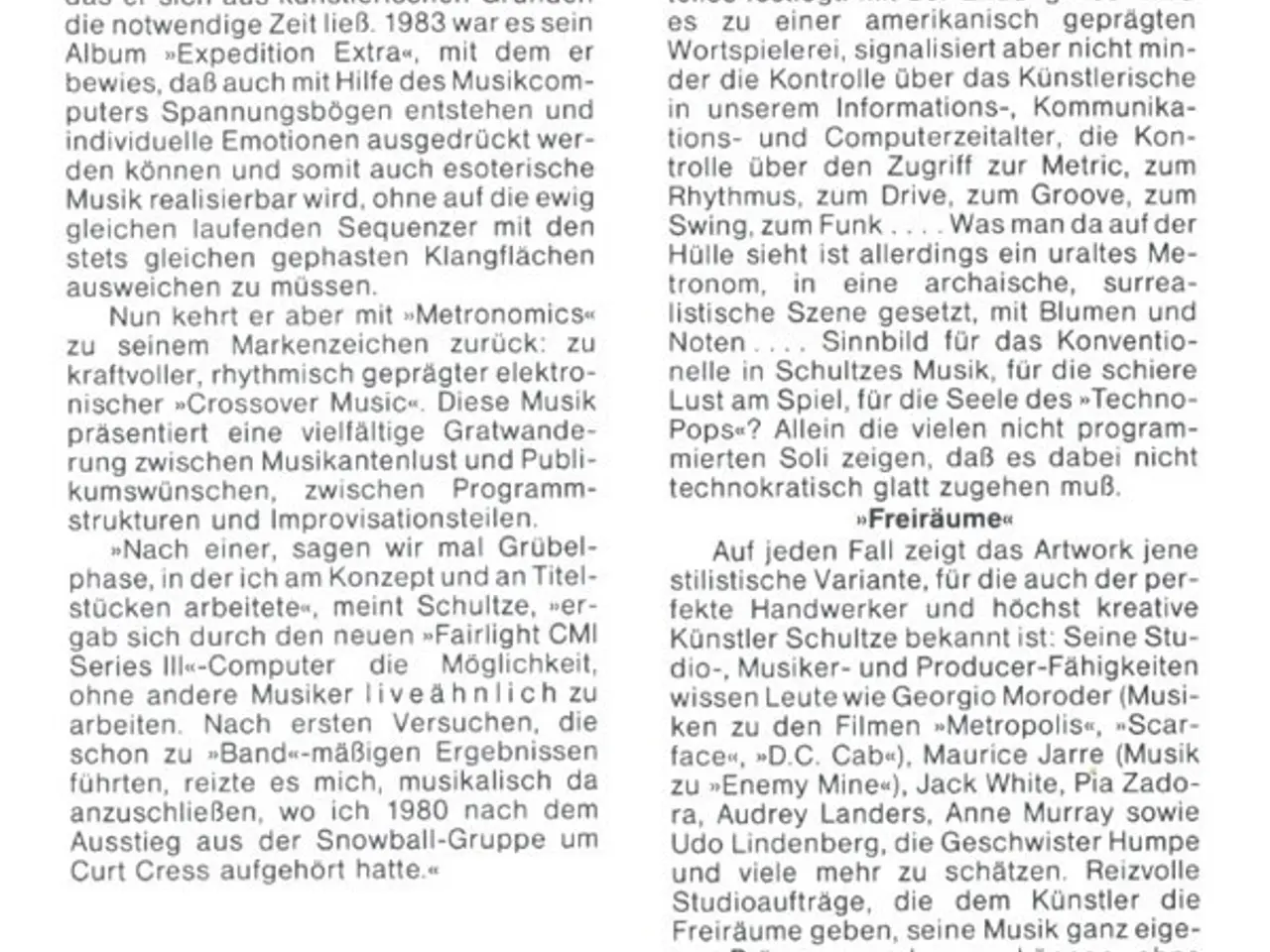 Billede 4 - Kristian Schultze – Metronomics – CD