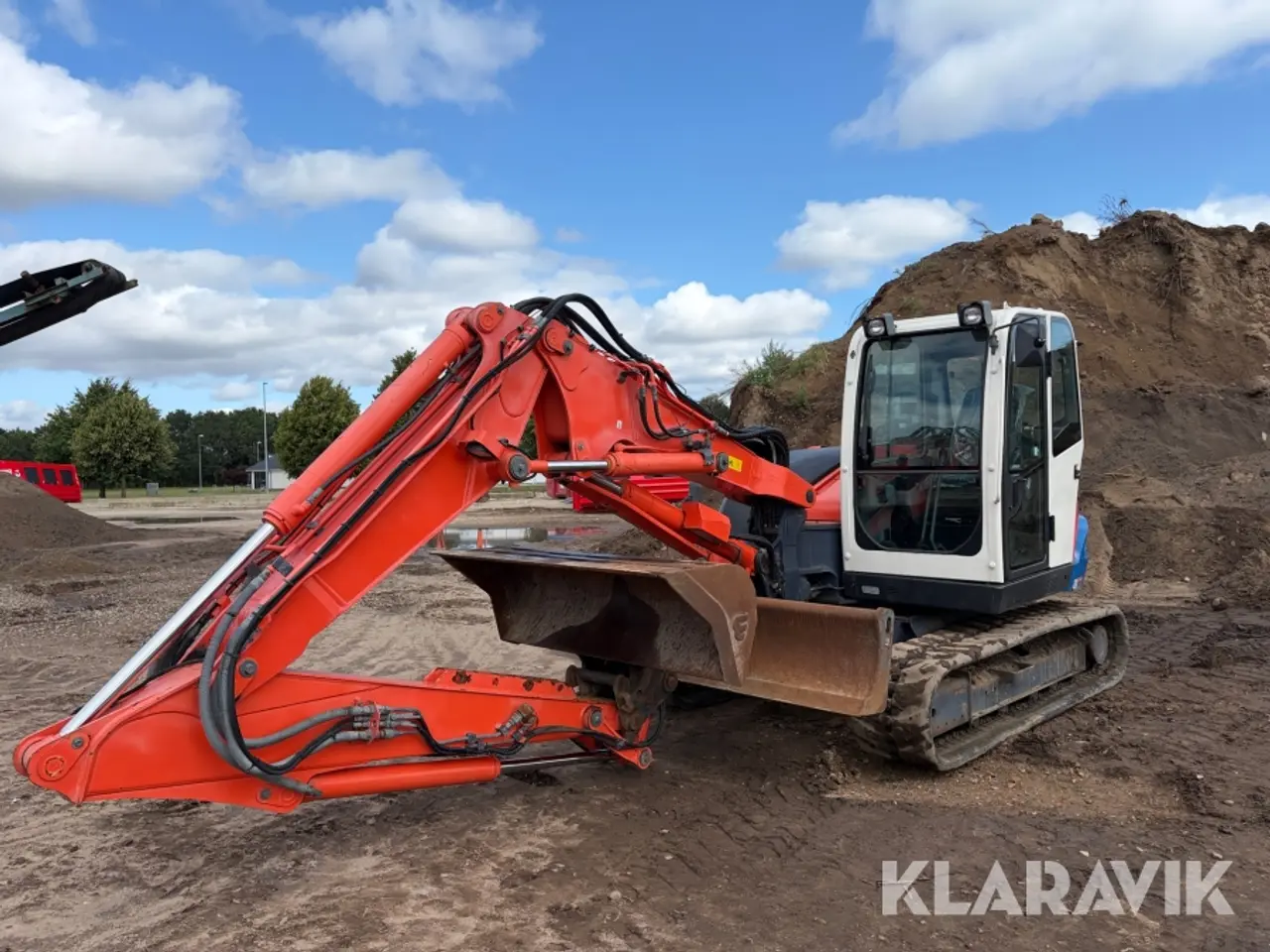 Billede 1 - Gravemaskine Kubota KX080-3 med citybom