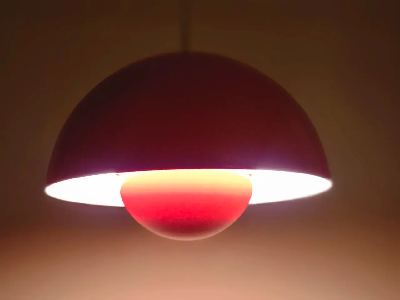 Billede 5 - Original Flowerpot i rødorange emalje