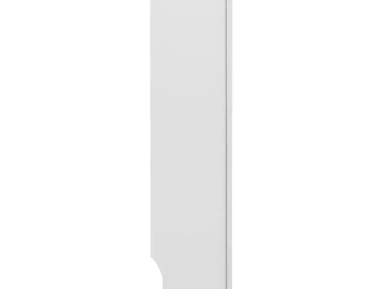 Billede 4 - Radiatorskjuler i MDF 172 × 19 × 81,5 cm - hvid lameldesign