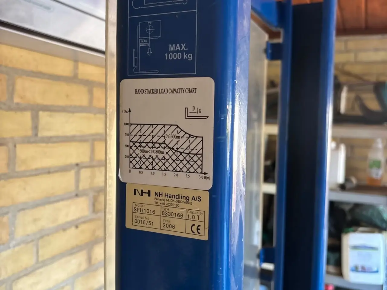 Billede 1 - NH Palleløfter SFH1016 - 1000 kg