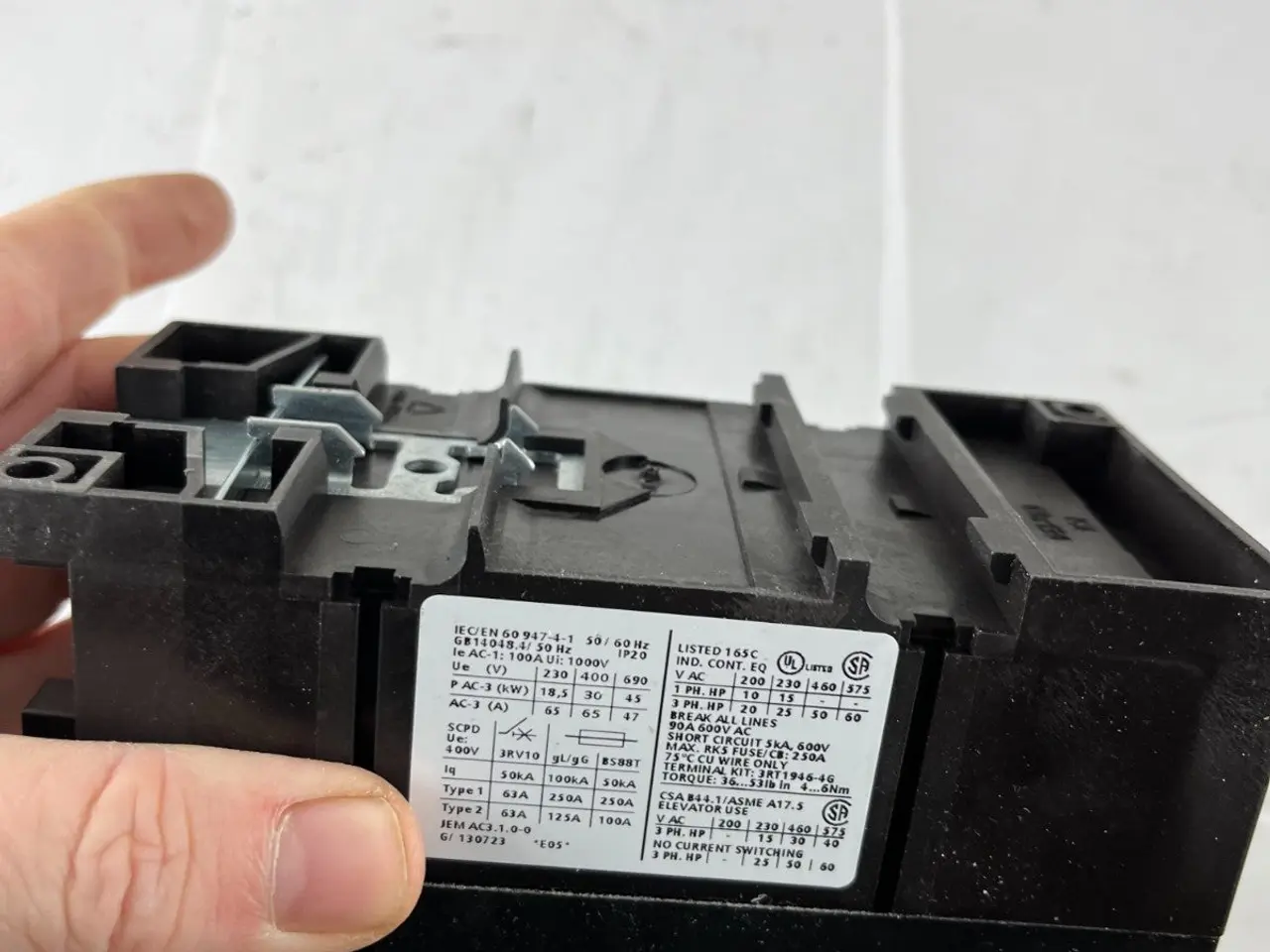 Billede 11 - Siemens 3RT1044-1AG20 Sirius Power kontaktor 65A