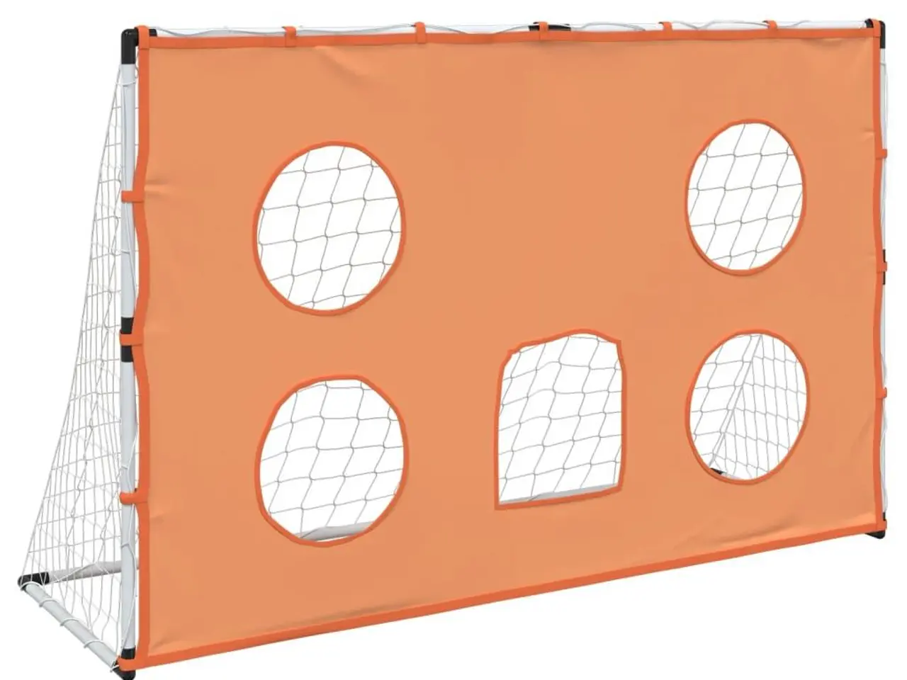 Billede 4 - Fodboldmål 182x62x118 cm med præcisionsdug og bold