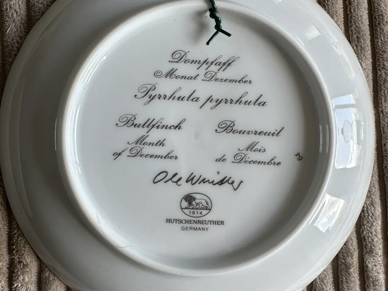 Billede 13 - 11 sjældne Hutschenreuter måneds platter