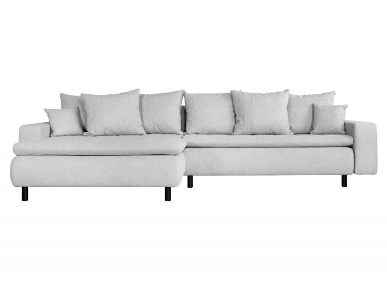 Billede 1 - Miami chaiselongsofa venstrevendt - lysegrå stof, modern living