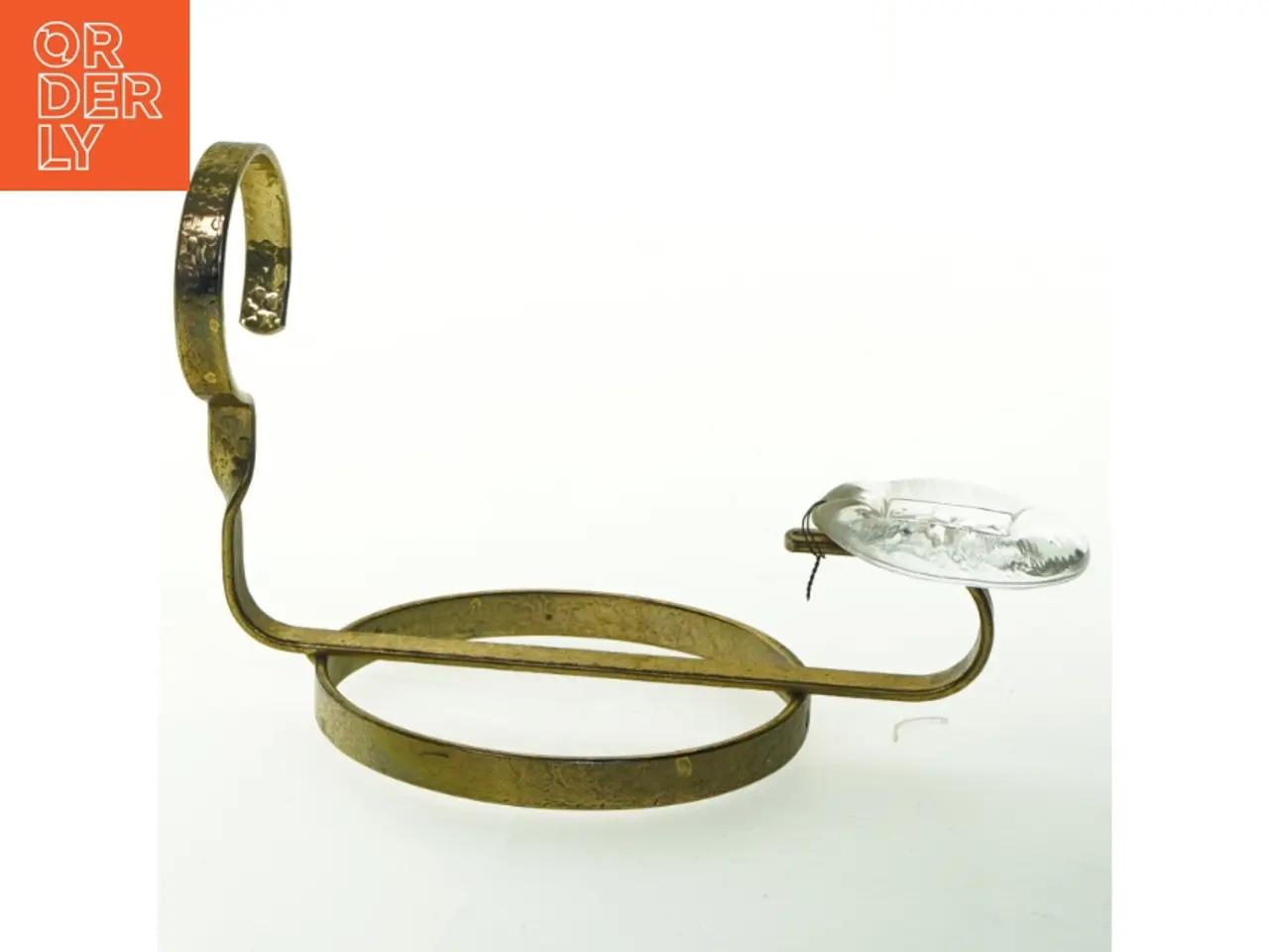 Billede 2 - Messing lysestage (str. 20 cm)