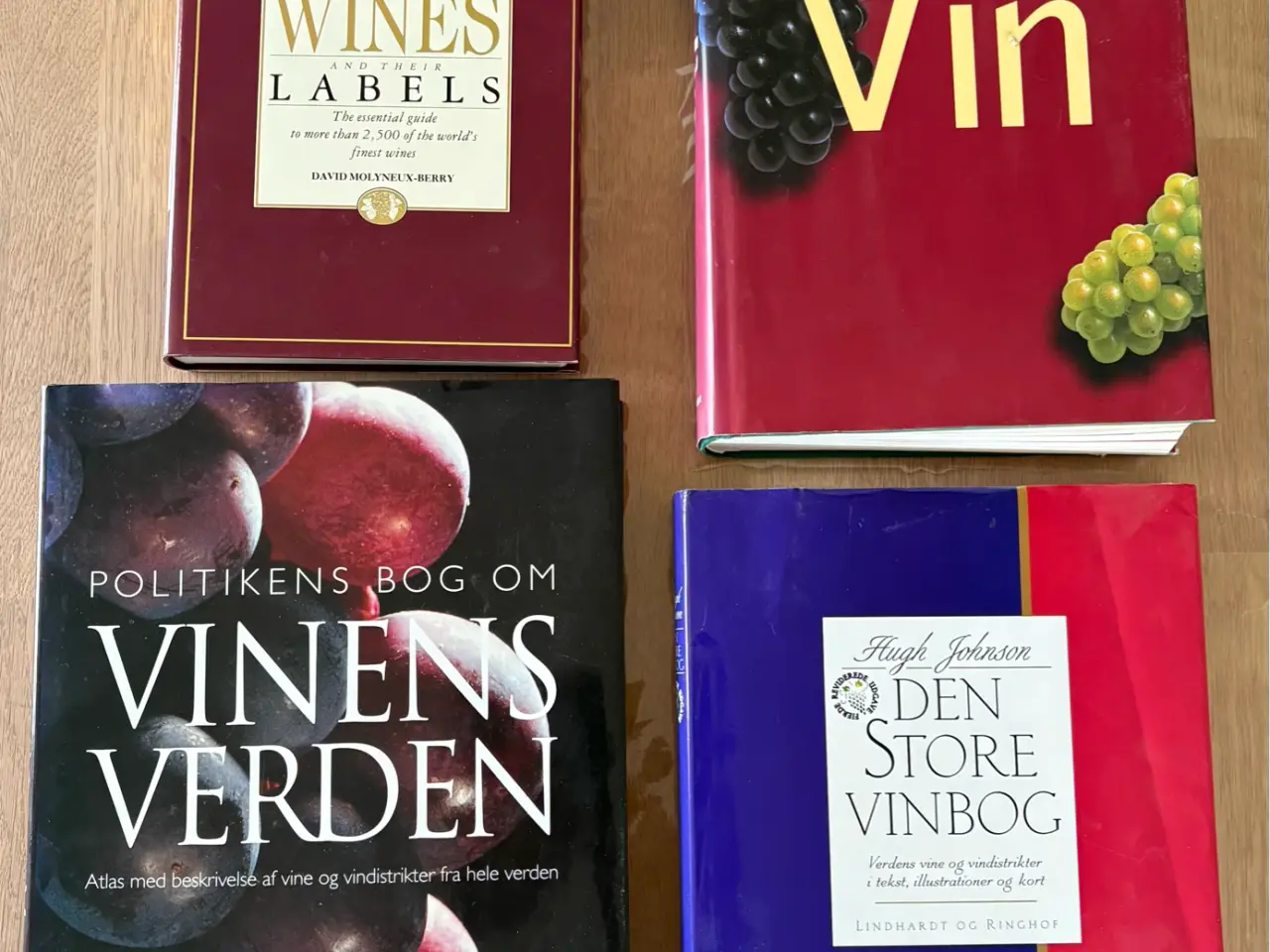 Billede 1 - 4 stk fag bøger om vinens verden
