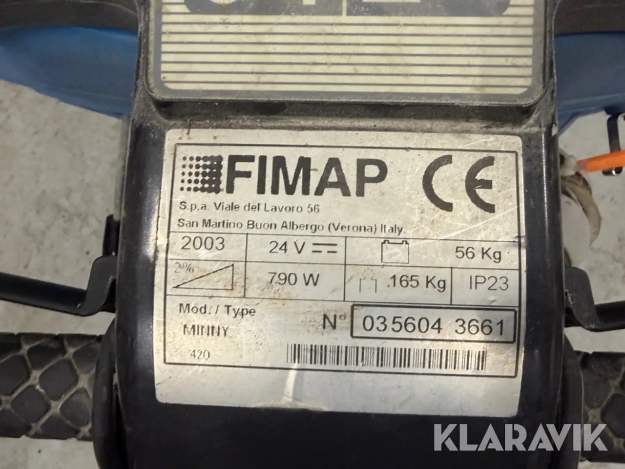 Billede 7 - Gulvvaskemaskine Fimap Basic 420