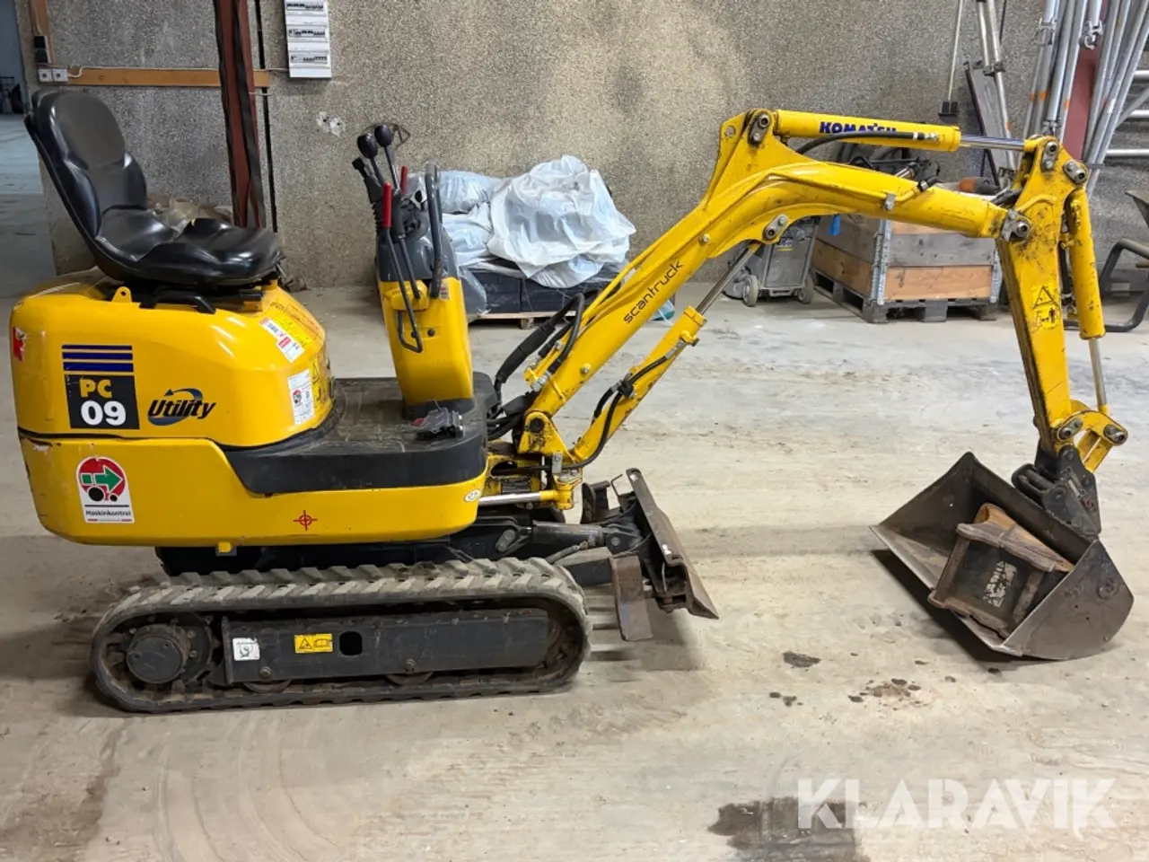 Billede 6 - MiniGravemaskine Komatsu Pc09