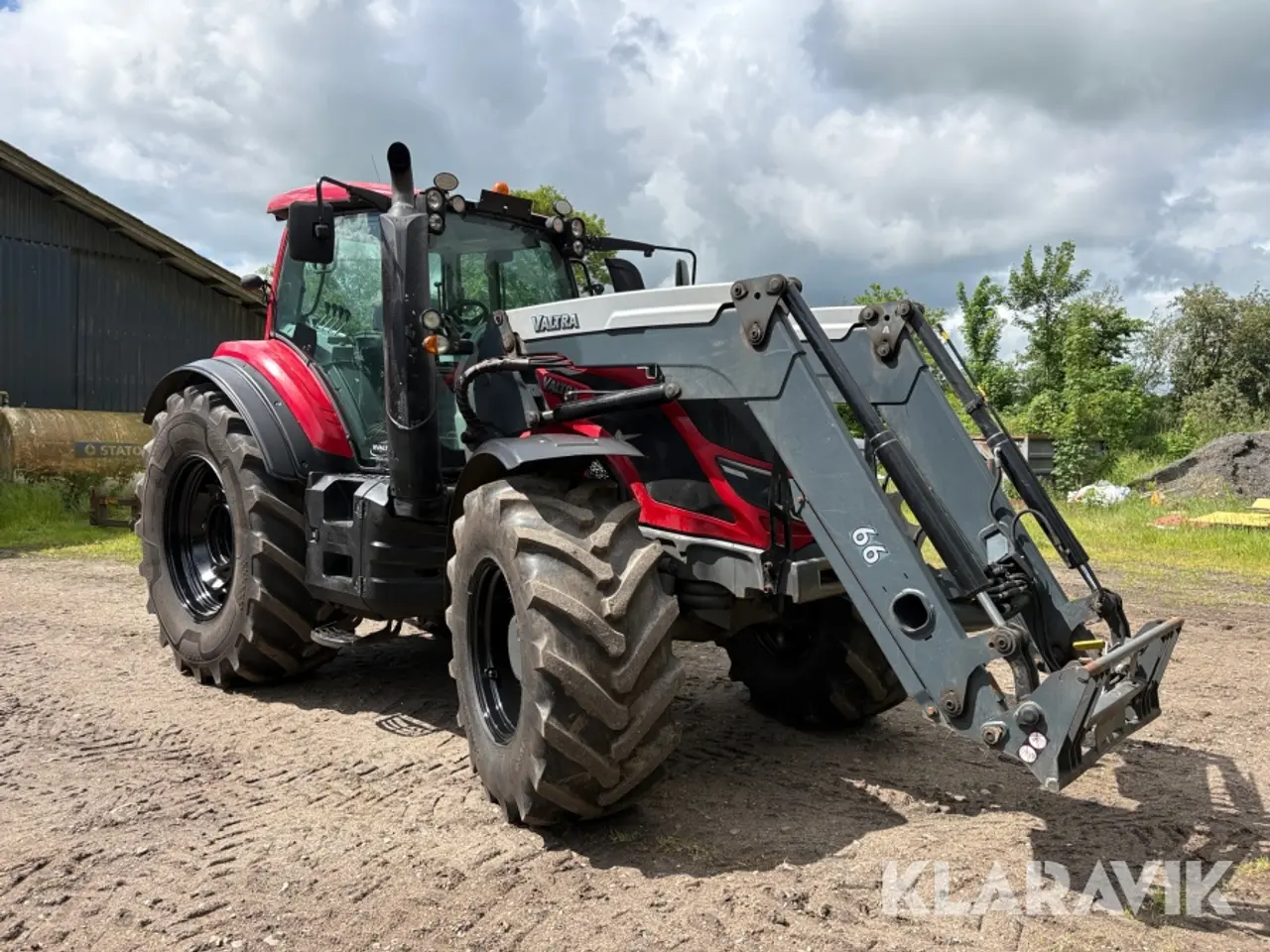 Billede 7 - Traktor Valtra T194 med frontlæsser