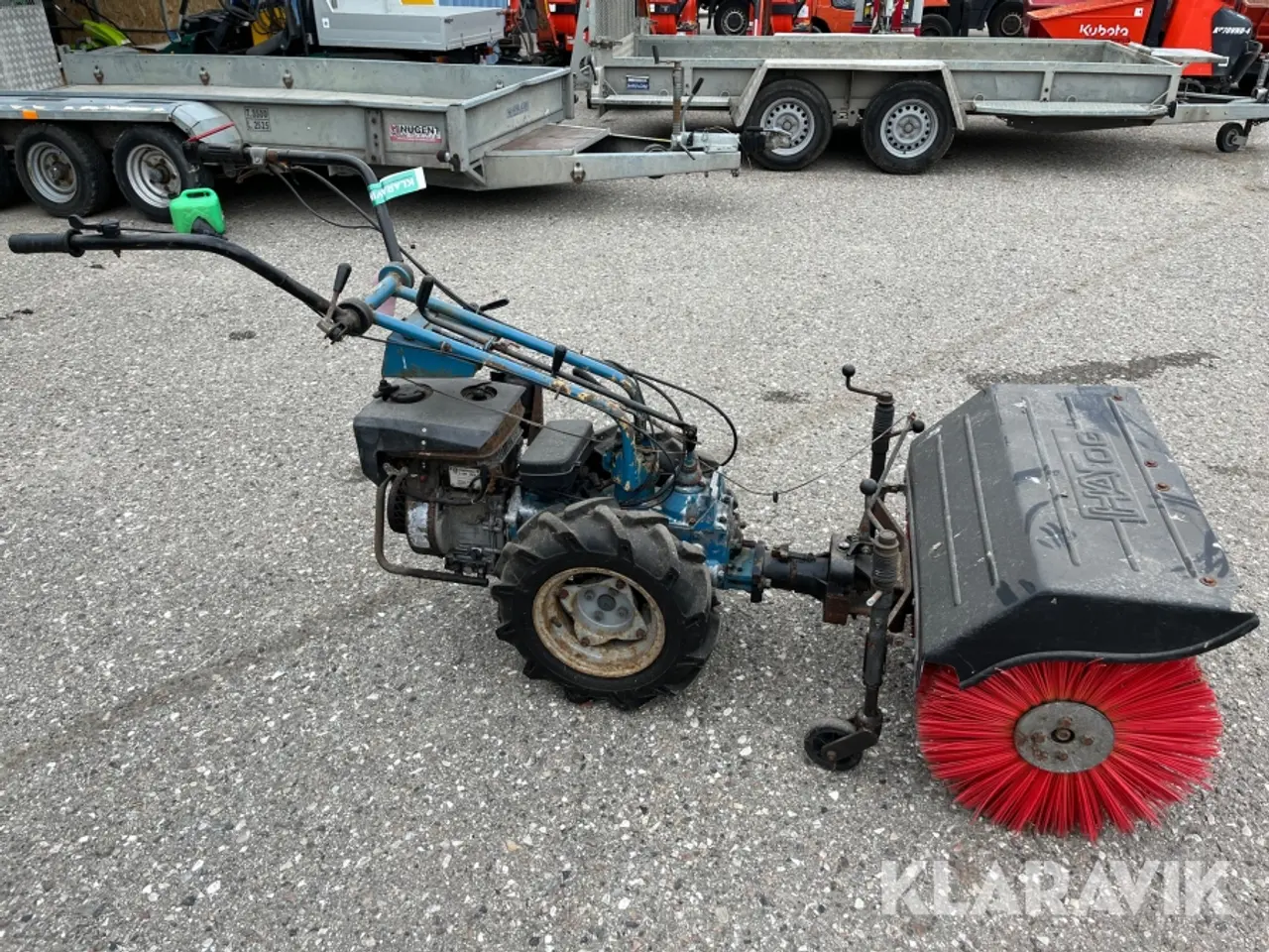 Billede 2 - 2-hjulet traktor Nibbi 80cm kost