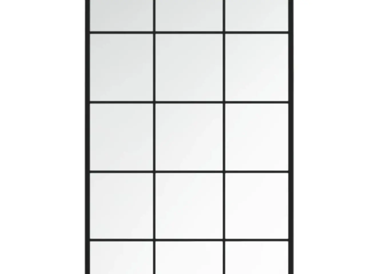 Billede 2 - Vægspejl 100x60 cm metal sort
