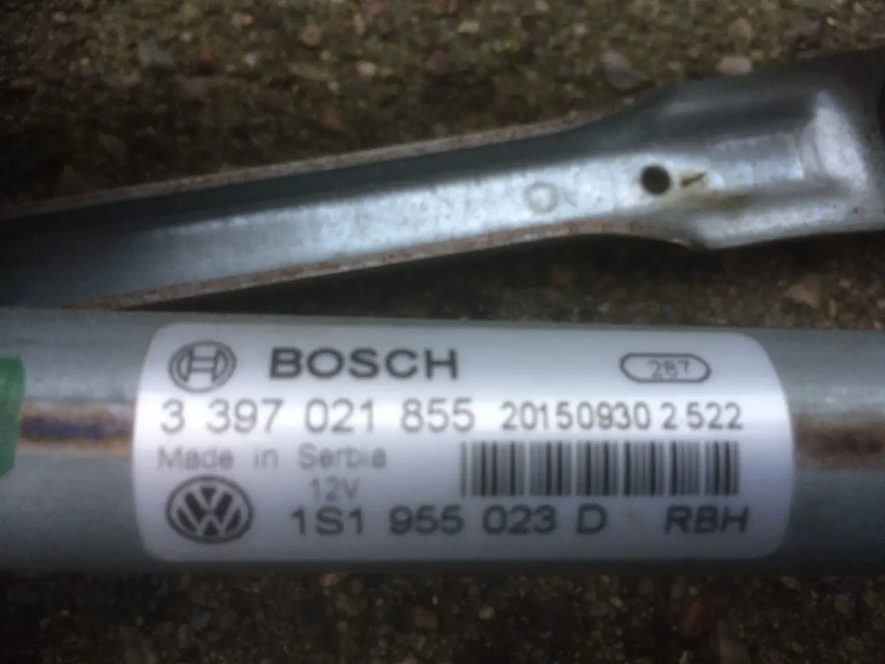 Billede 3 - Viskermotor komplet VW Up