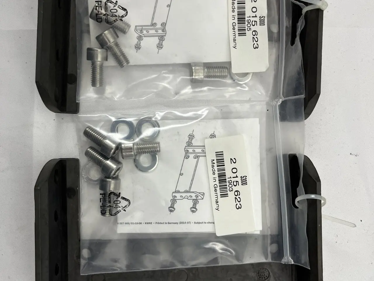 Billede 2 - 2x SICK S3000 Mounting Kit 2015623 Brackets &
