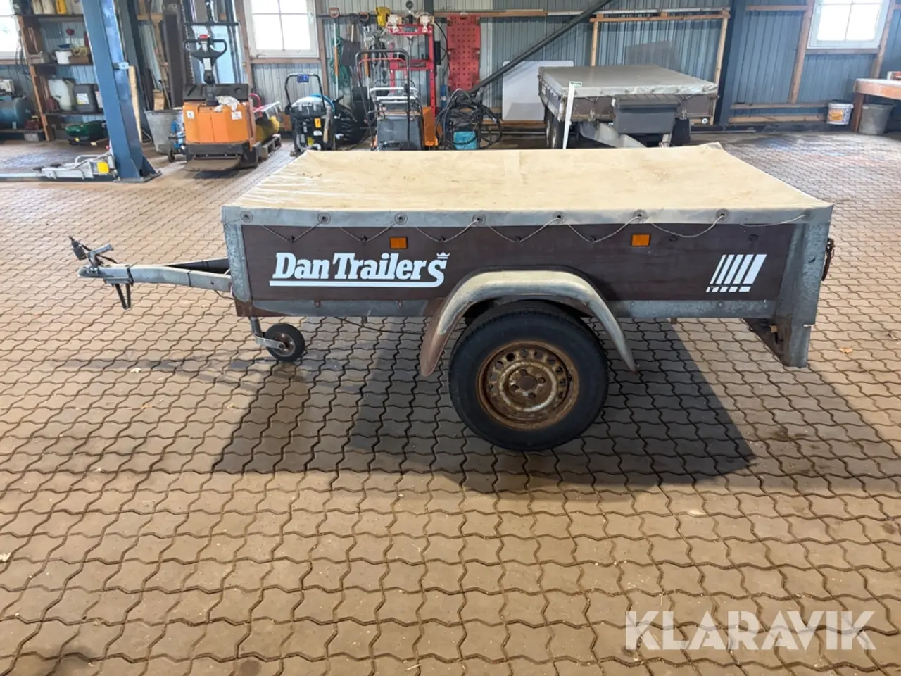 Billede 2 - Trailer Dan Trailers 502 D 1 med presenning