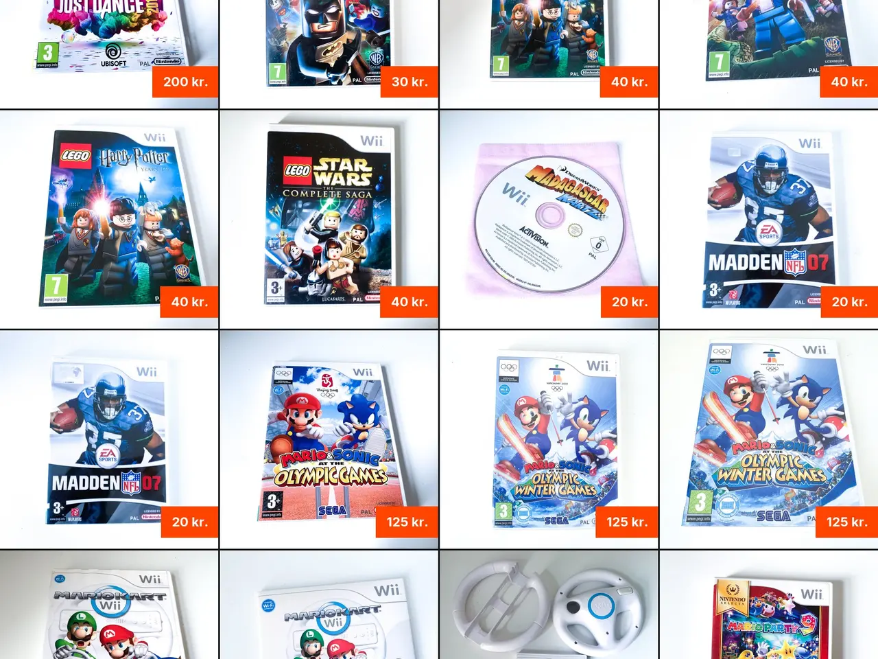 Billede 4 - Blandede Nintendo Wii spil - Priser fra 20 kr.