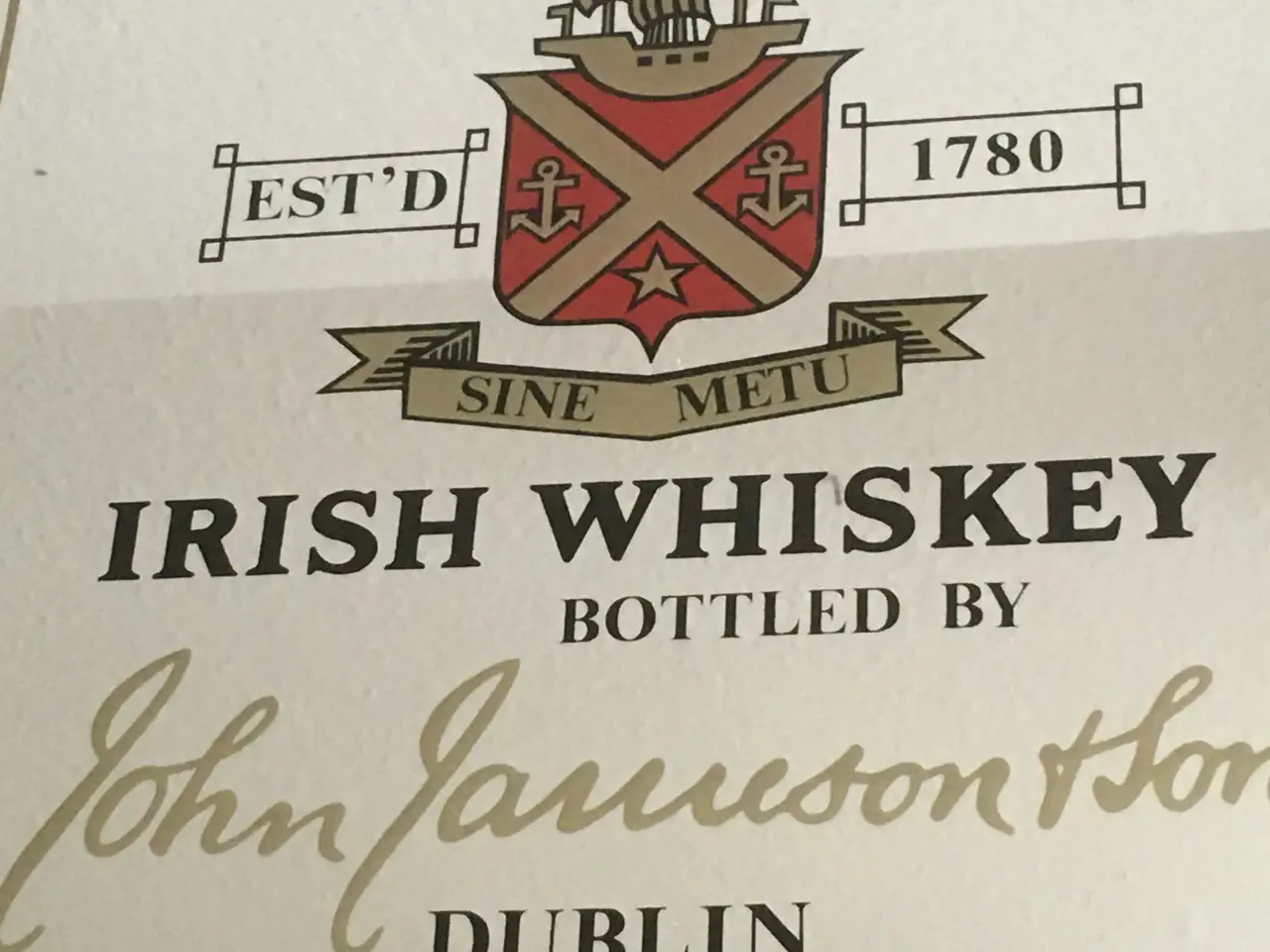 Billede 2 - jameson whiskey whisky spejl vintage retro