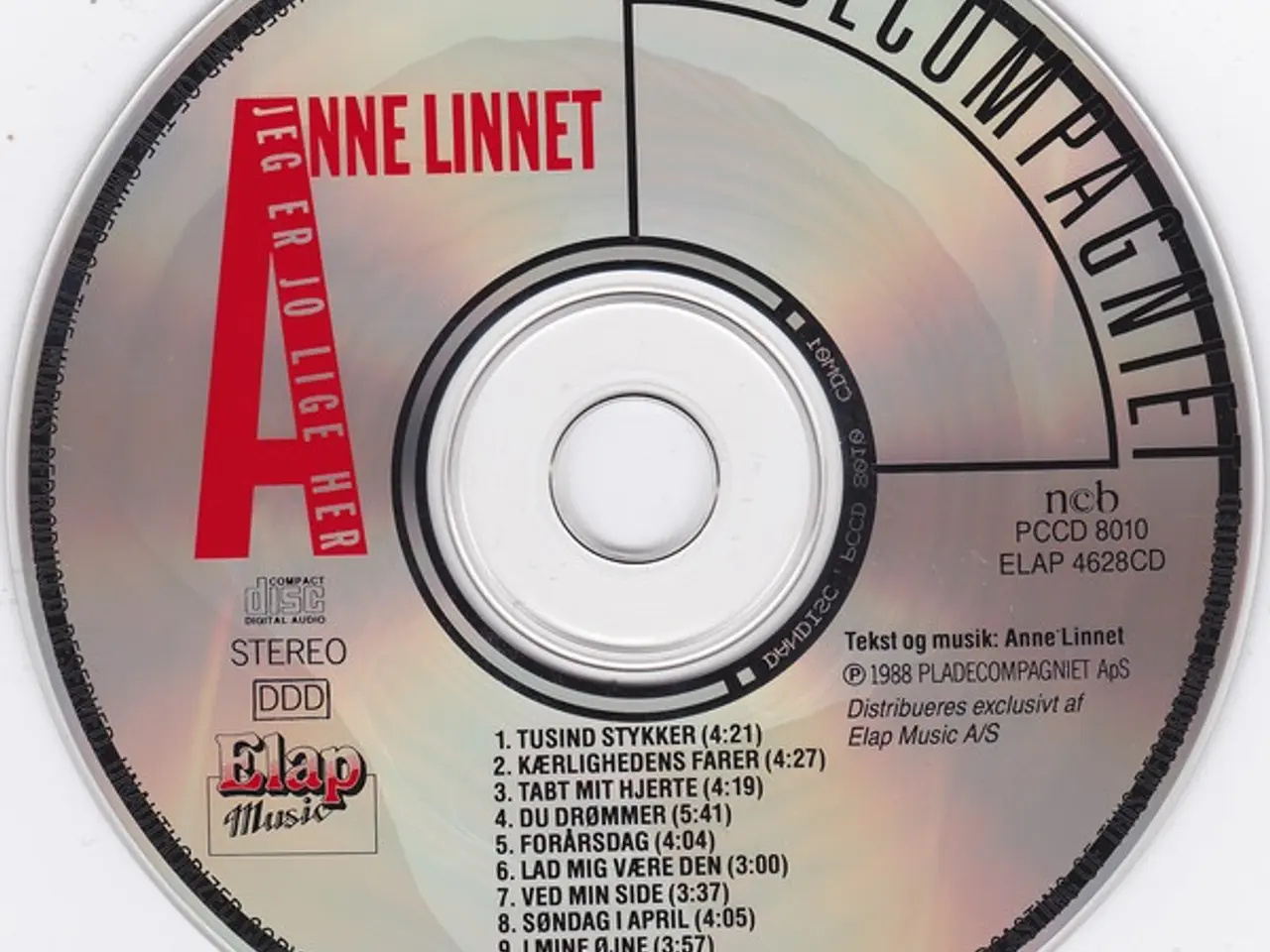 Billede 3 - Anne Linnet – Jeg Er Jo Lige Her – CD