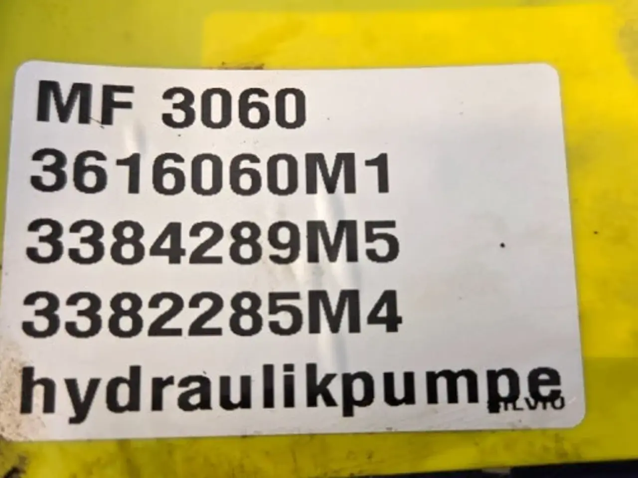 Billede 16 - Massey Ferguson 3060 Hydraulikpumpe 3616060M1