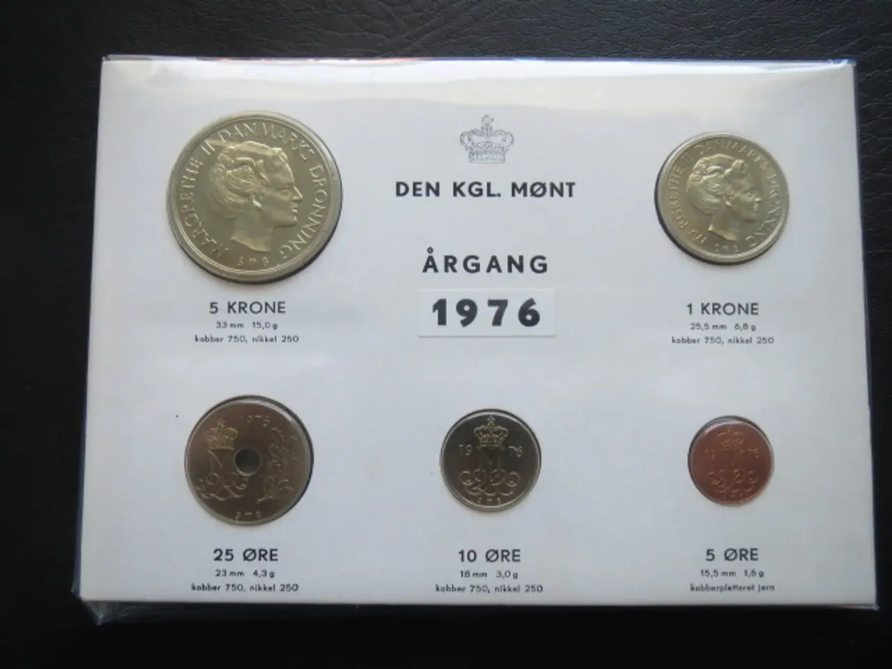 Billede 1 - Møntsæt Den Kongelige Mønt 1976 FLOT
