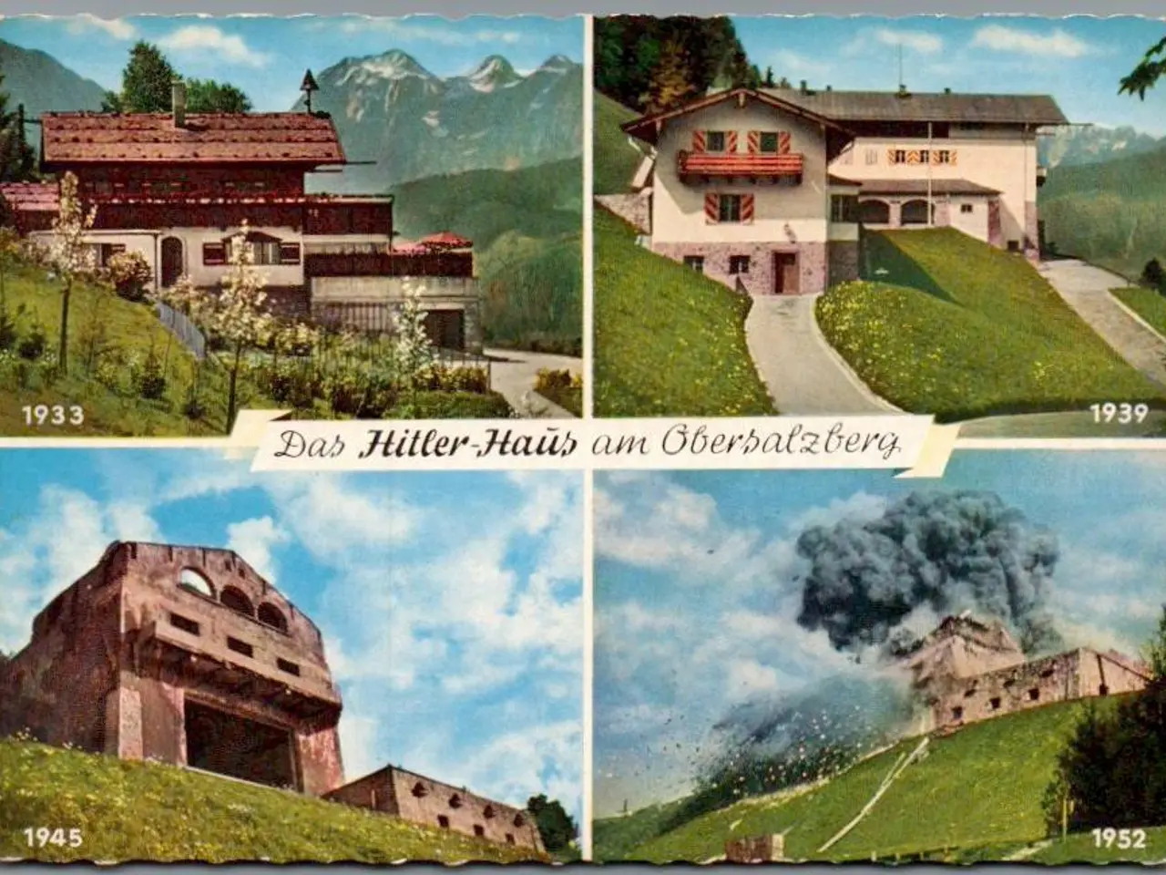 Billede 1 - Das Hitler Haus am Obersaltzber - Tyskland - Postkort - Ubrugt