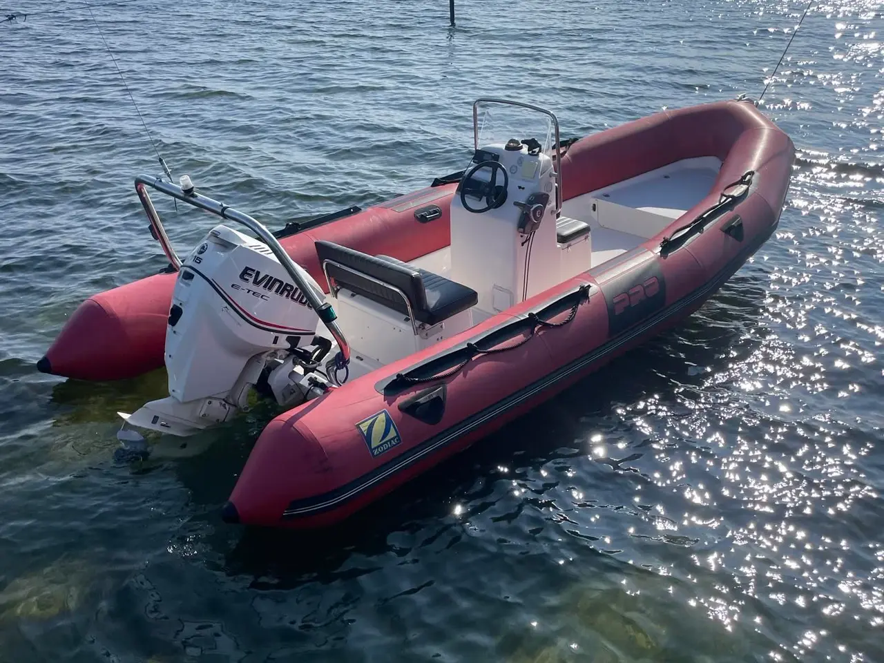 Billede 1 - Zodiac Pro 600 RIB med Evinrude E-TEC 115 hk