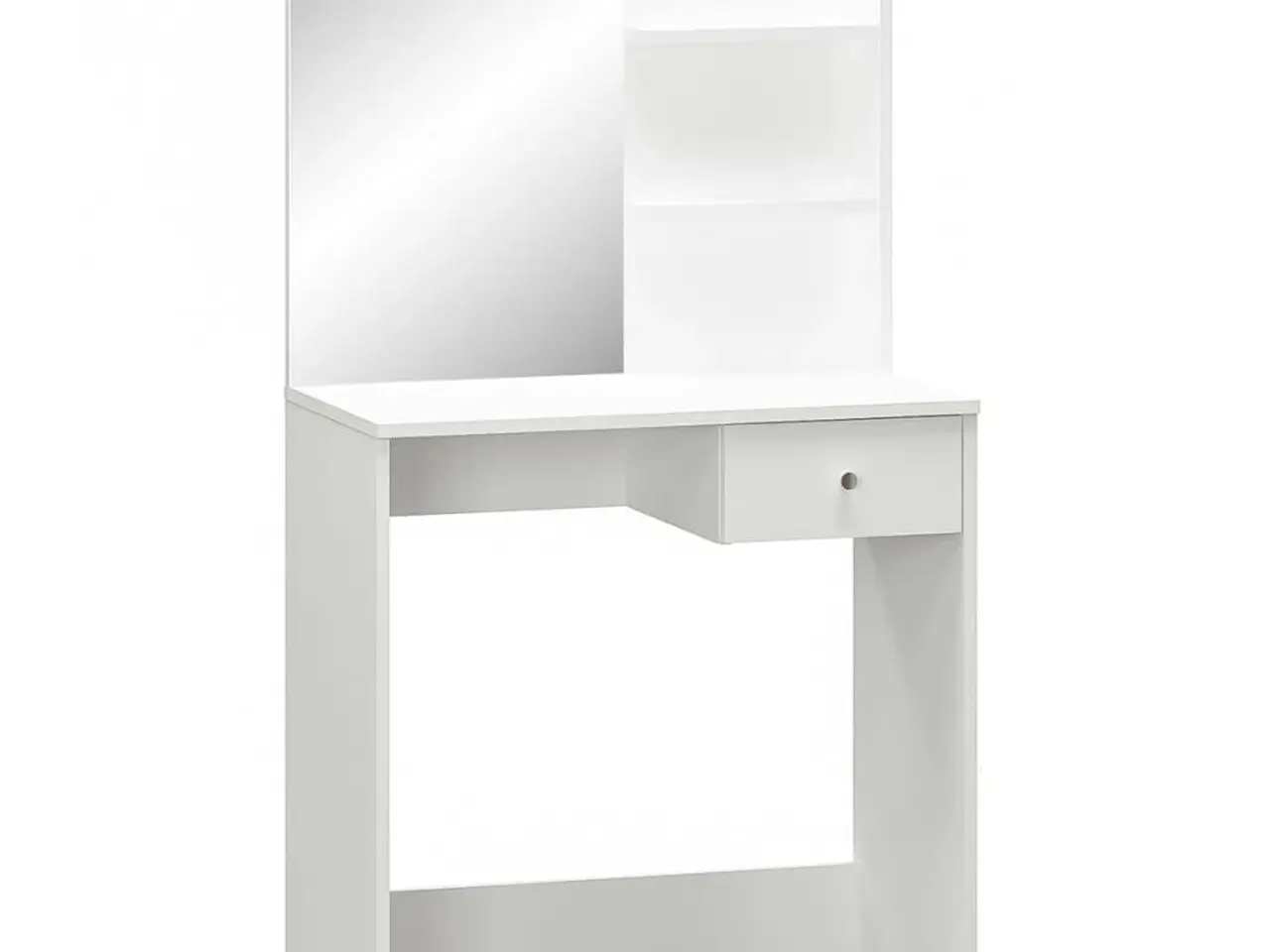 Billede 2 - Kosmetikbord 75x40x141 cm konstrueret træ hvid