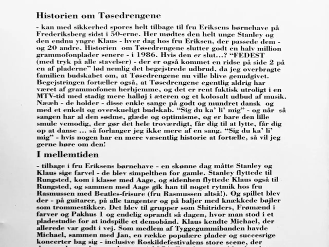Billede 5 - Tøsedrengene – Det Bedste – CD