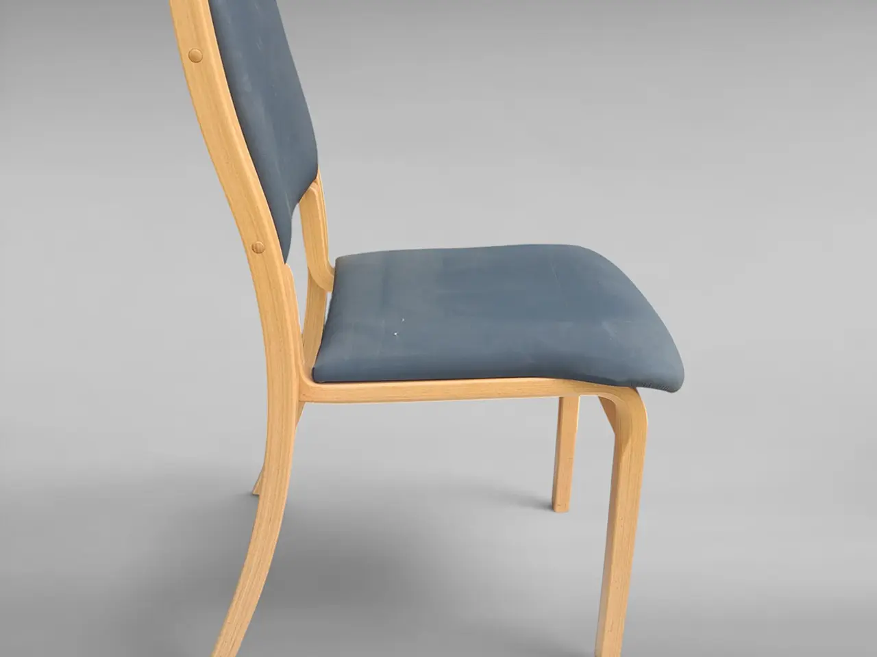 Billede 3 - Schou Andersen model 1511 stabelstol i bøg – blå
