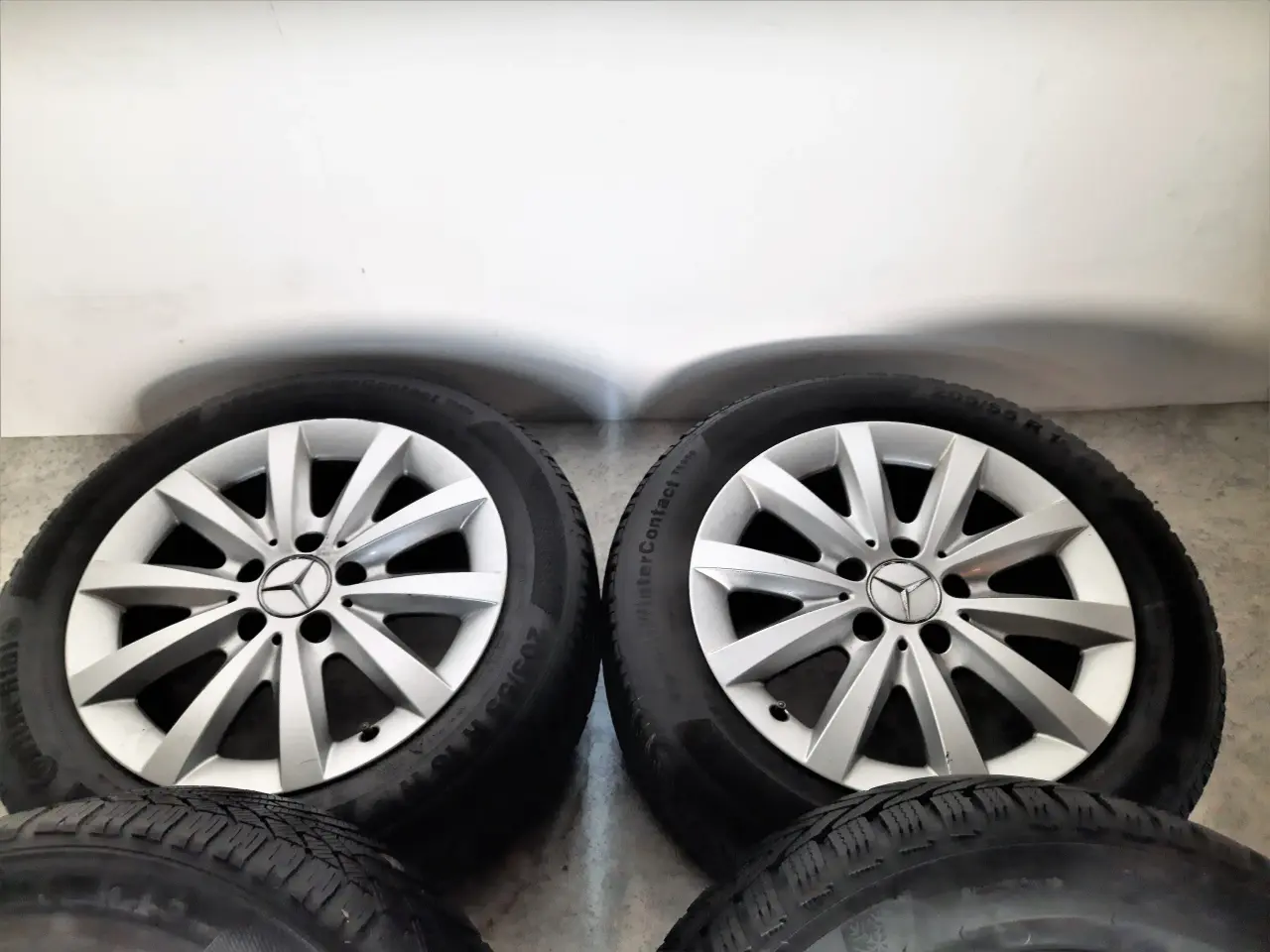 Billede 4 - 5x112 16" ET49 Mercedes vintersæt