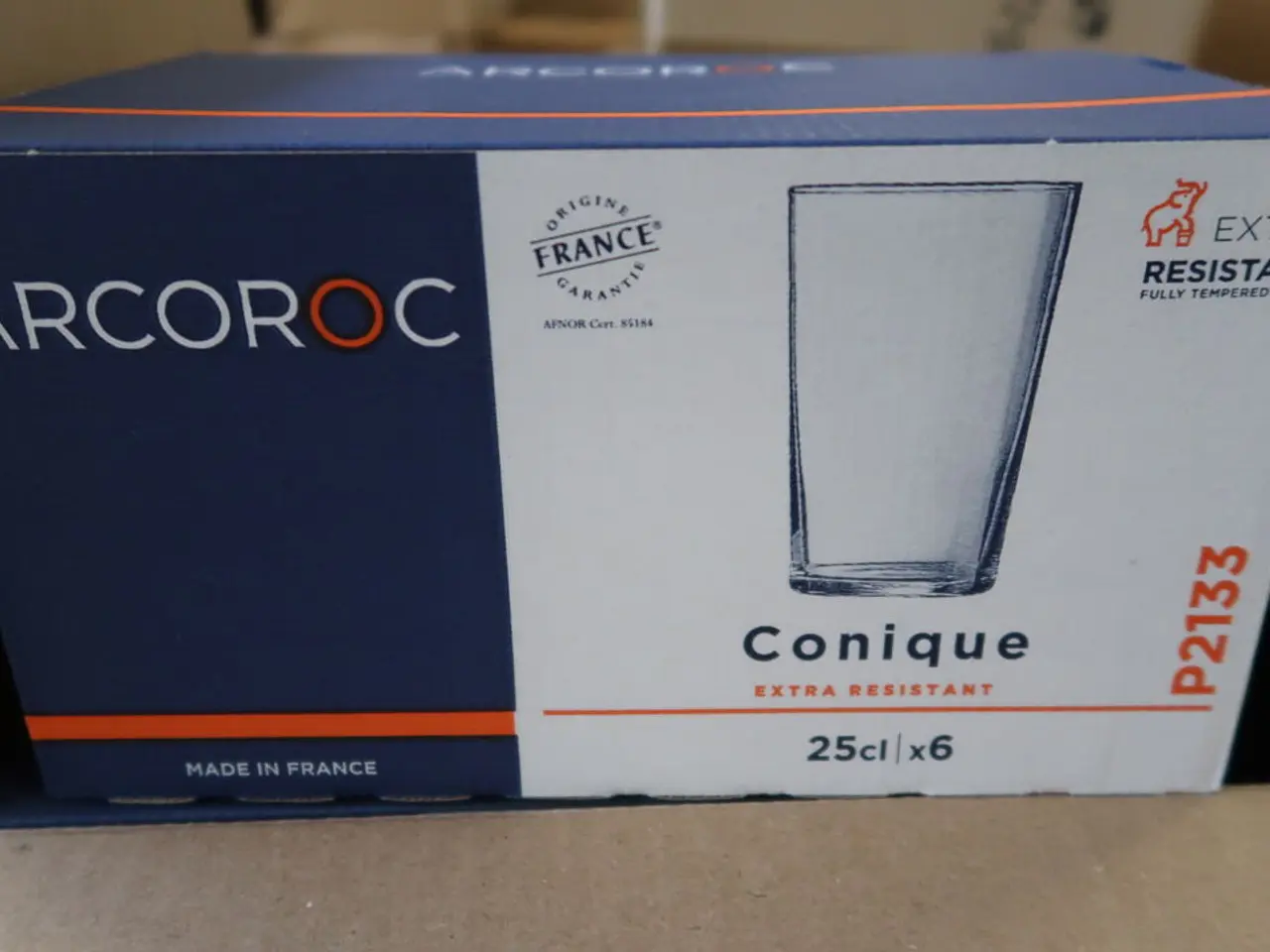 Billede 1 - 36 stk. Glas 25 cl ARCOROC Conique: 100186