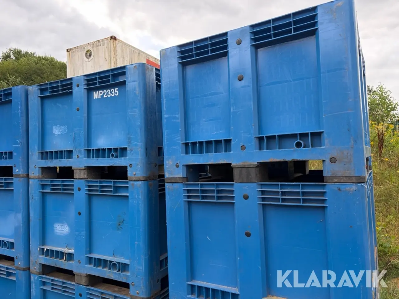 Billede 1 - Stabelbare plastpallebokse 3 Styk