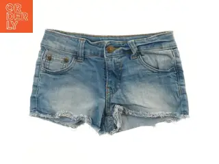 Blå denim shorts (str. 128)