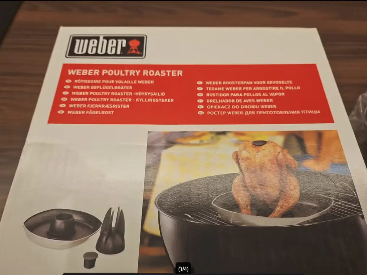 Billede 1 - Fabriksny Weber Poultry Roaster