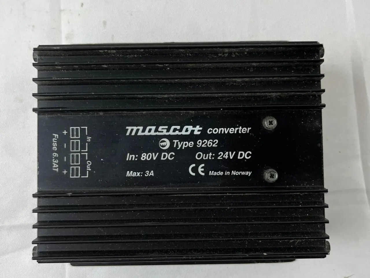 Billede 2 - Mascot 9262 DC‑DC Converter 80 V DC to 24 V DC 3 A