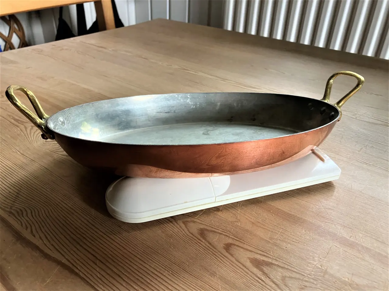 Billede 5 - Kobber kasserolle med låg, mrk. Tagus