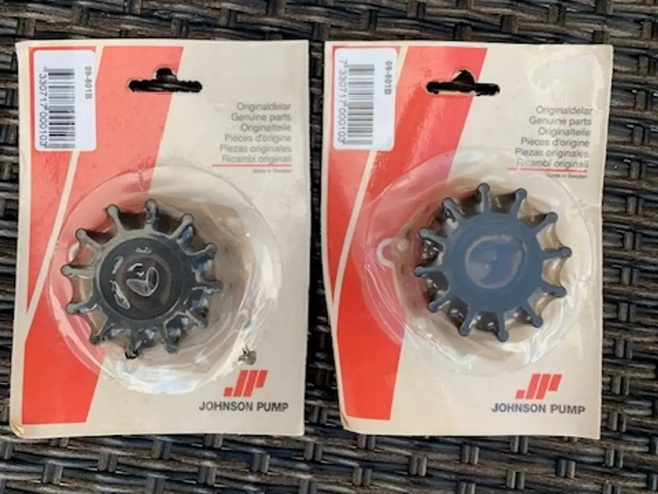 Billede 1 - 2 stk Johnson impeller 09-801B. Ø: 57,1 mm.