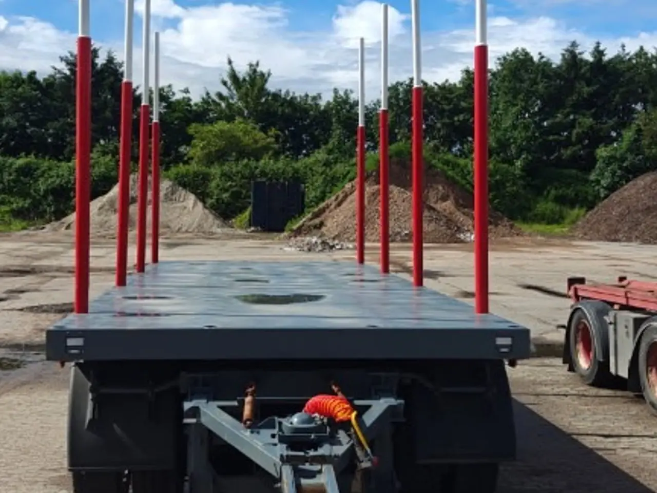 Billede 3 - Kel-Berg D32B4 4-axle platform trailer