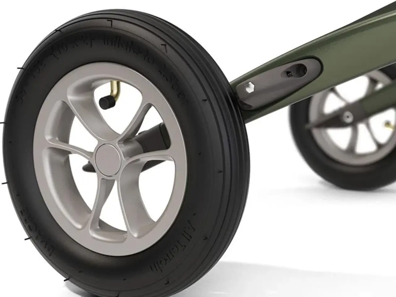Billede 5 - Rollator ByACRE Carbon Overland - Grøn