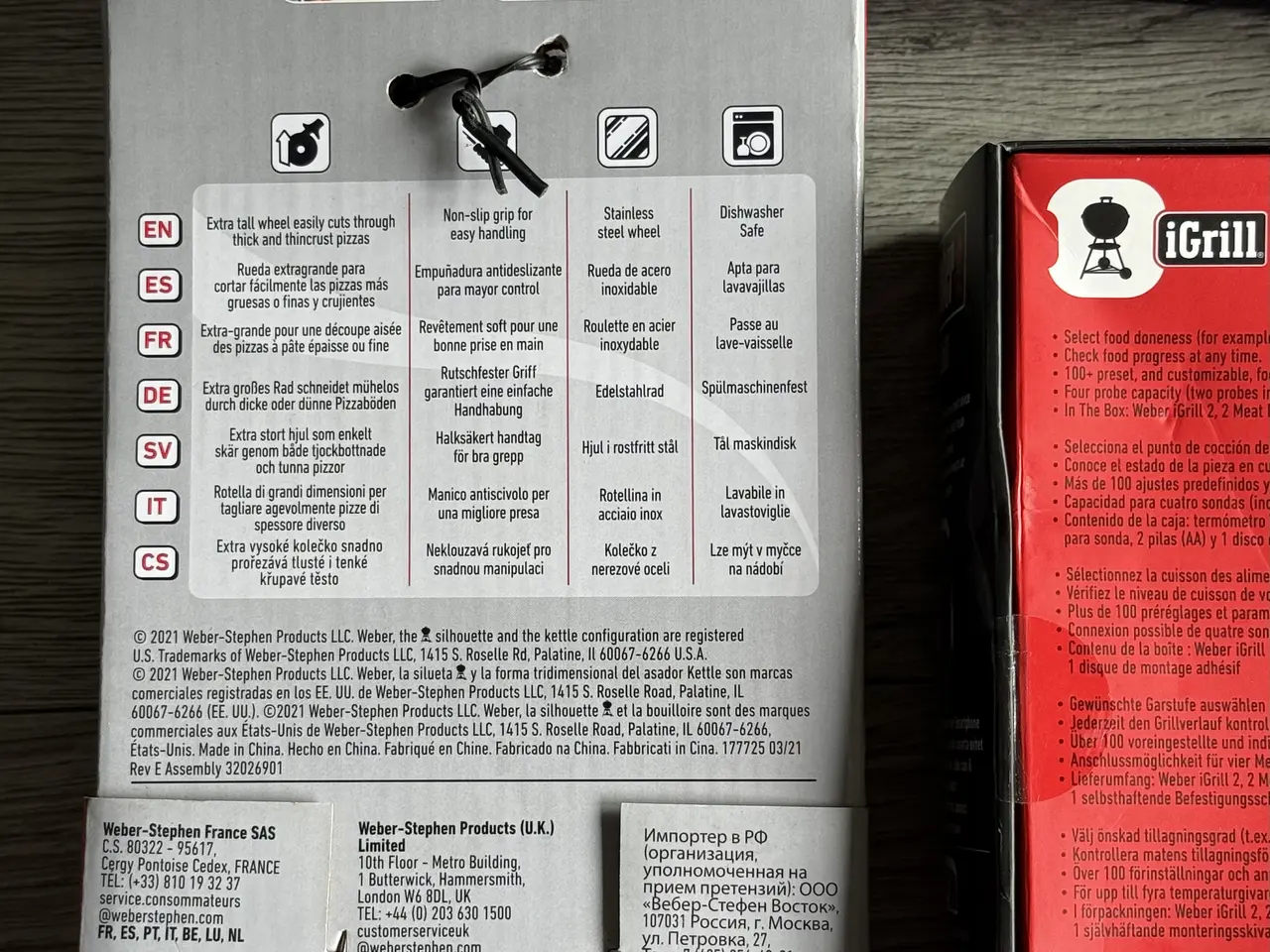 Billede 8 - Weber iGrill 2 termometer + pizzaskærer & hanske