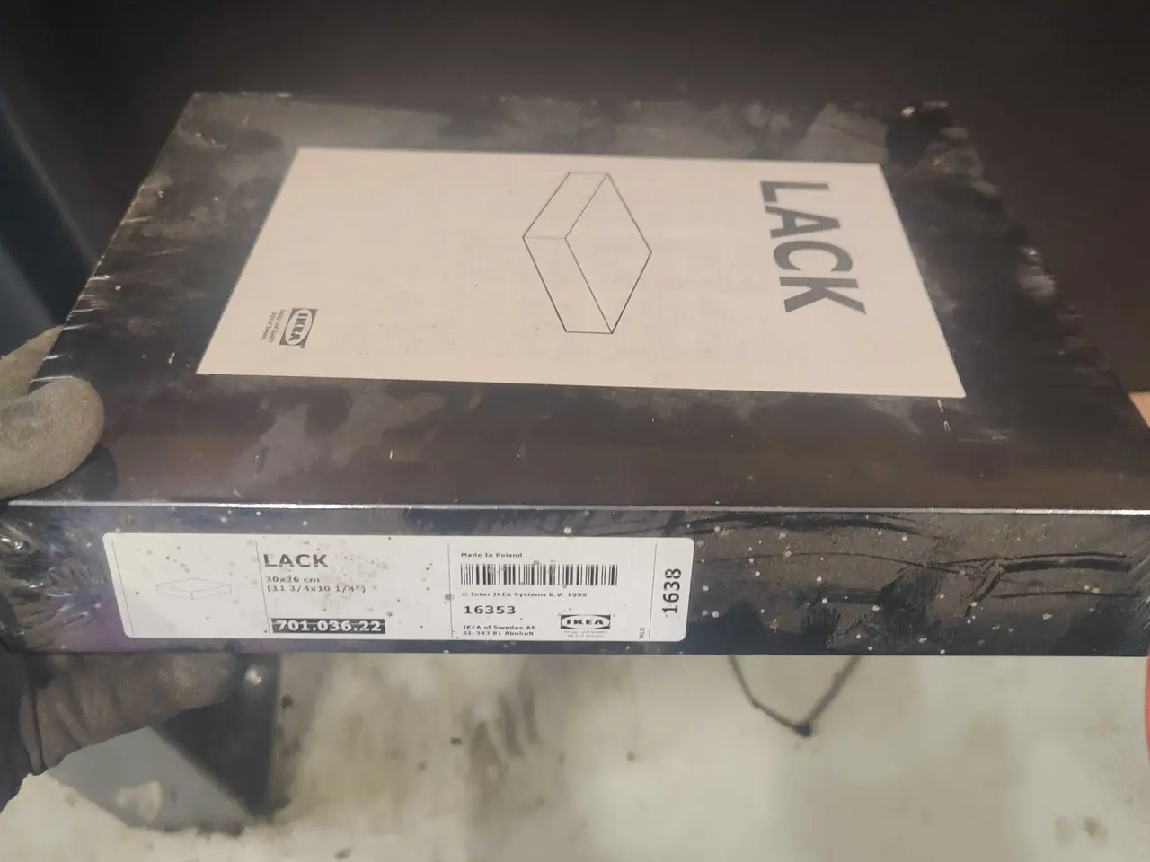 Billede 2 - Lack 30x26, sort fra Ikea
