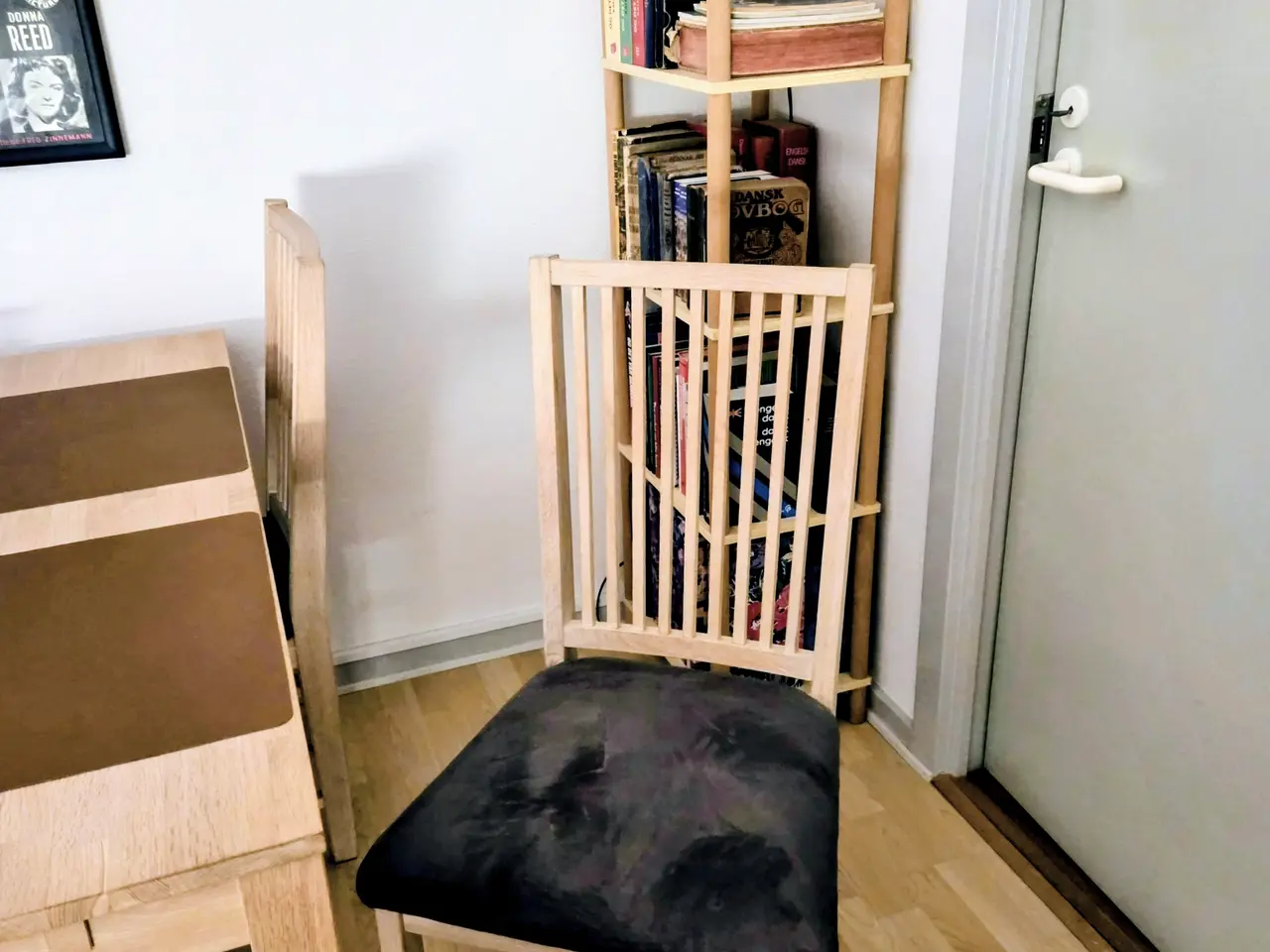 Billede 1 - 6 stk. spisebordsstole, egetræ