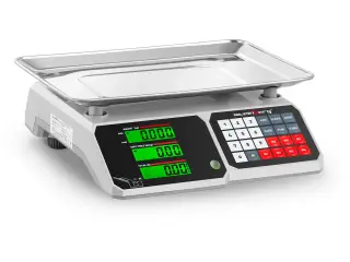 Butiksvægt – 30 kg / 1 g – LCD-display