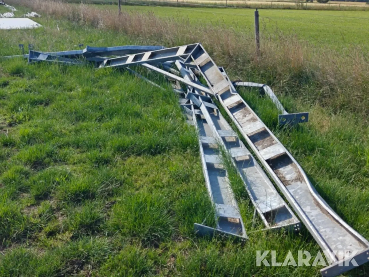 Billede 12 - Teltlade uden dug 36x12 Meter Nedtaget