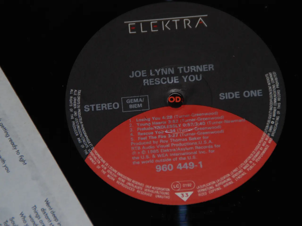 Billede 4 - Lp - Joe Lynn Turner