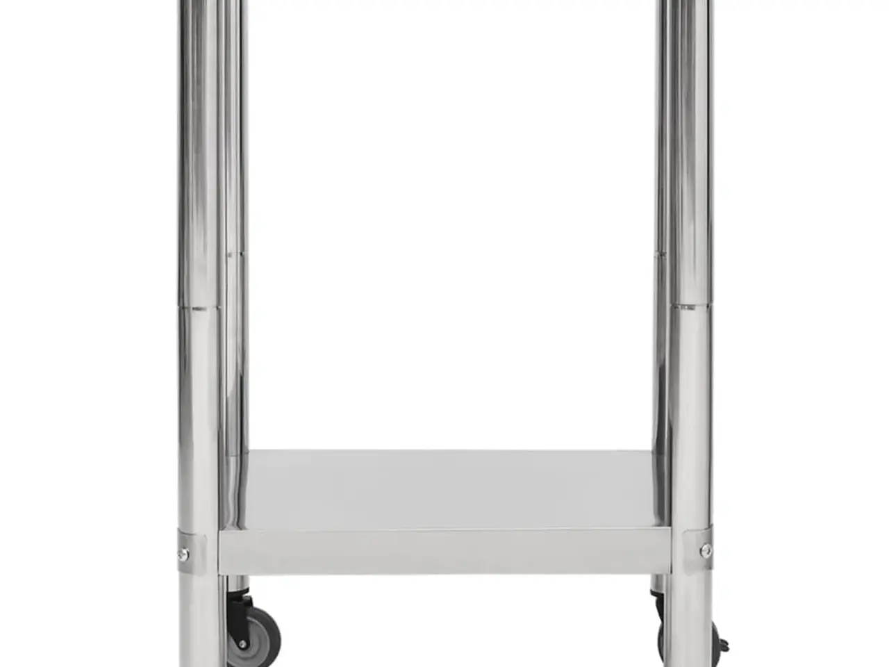 Billede 3 - Arbejdsbord med hjul til køkken 60x45x85 cm rustfrit stål