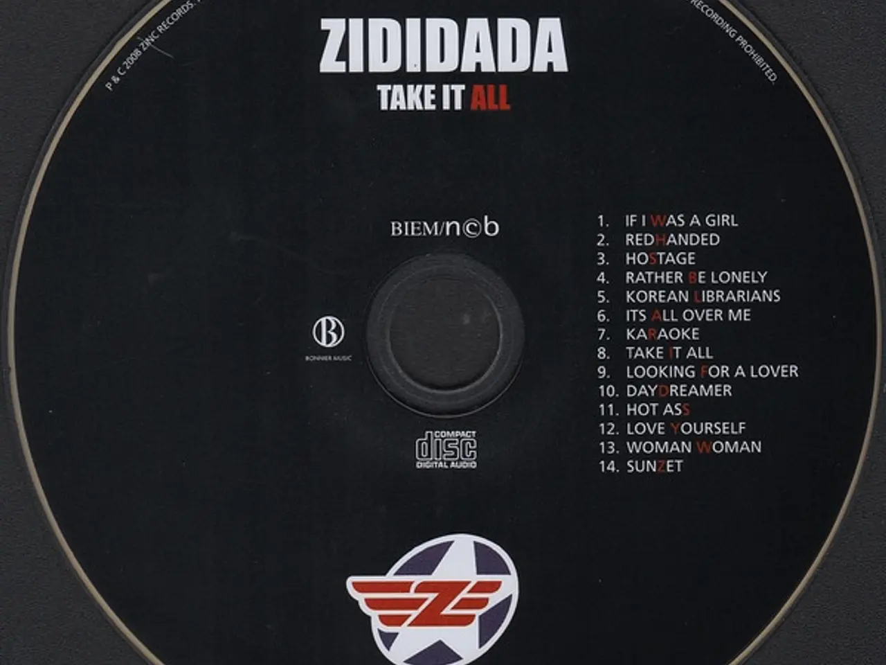 Billede 3 - Zididada – Take It All – CD