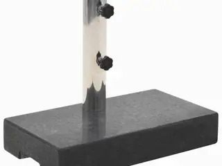 Parasolfod i granit 25 kg - rektangulær, sort