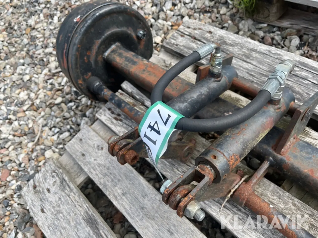 Billede 6 - Aksel med bremse FAD Hydraulisk bremse