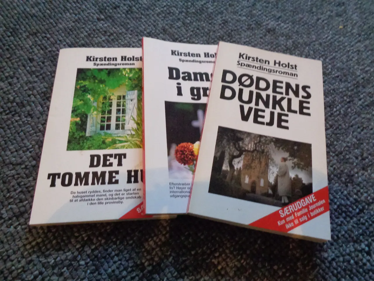 Billede 1 - Spændingsromaner af Kirsten Holst 